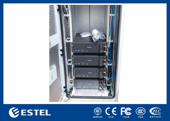 Gabinete de Telecomunicações Externo com Sistema de Energia de Telecomunicações de 18kW 300A, Retificadores de Fonte de Alimentação DC Gabinete de Equipamentos de Telecomunicações