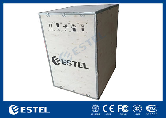 Gabinete de Telecomunicações Externo com PDU e ODF para Sistema de Energia de Telecomunicações