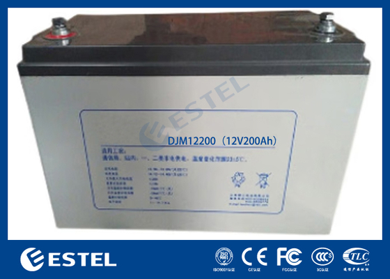 ESTEL DJM12200 12V 200Ah Bateria de Chumbo-Ácido de Alta Capacidade Solução de Energia de Grau Industrial para Telecomunicações e Sistemas de Armazenamento de Energia