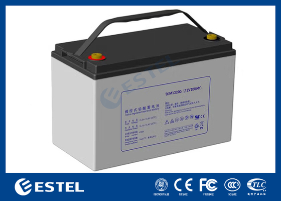 ESTEL DJM12200 12V 200Ah Bateria de Chumbo-Ácido de Alta Capacidade Solução de Energia de Grau Industrial para Telecomunicações e Sistemas de Armazenamento de Energia