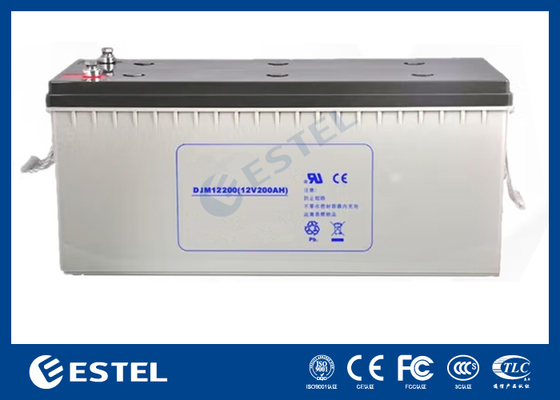 ESTEL DJM12200 12V 200Ah Bateria de Chumbo-Ácido de Alta Capacidade Solução de Energia de Grau Industrial para Telecomunicações e Sistemas de Armazenamento de Energia