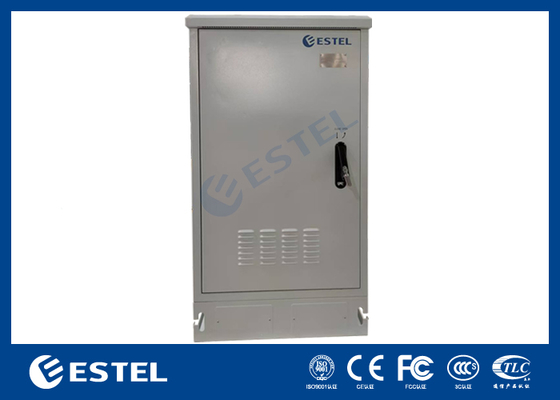 Armário de telecomunicações ao ar livre Com sistema de energia de telecomunicações de 24 kW, rectificadores de alimentação de corrente contínua Armário de equipamentos de telecomunicações