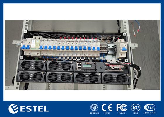 Rectificador de sistema de energia de telecomunicações externo 30U Gabinete externo com 9kW a 18kW Sistema de energia de telecomunicações DC escalável