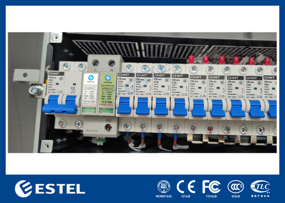 Rectificador de sistema de energia de telecomunicações externo 30U Gabinete externo com 9kW a 18kW Sistema de energia de telecomunicações DC escalável
