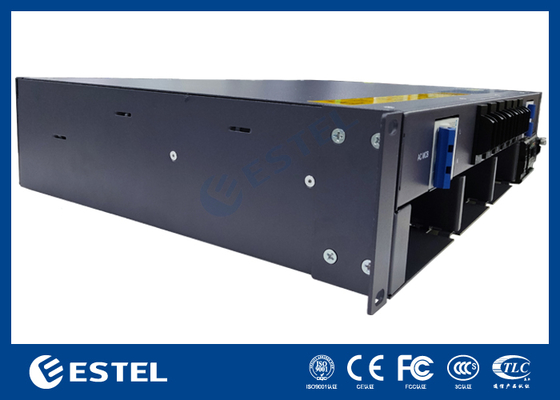 Sistema de alimentação de telecomunicações -48VDC com capacidade de 9kW e funções de controle e monitoramento remoto