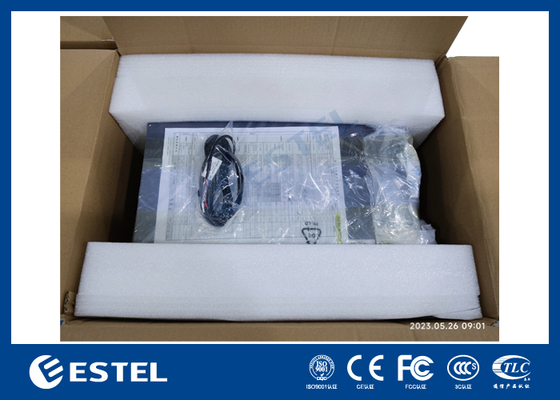 Sistema de alimentação de telecomunicações -48VDC com capacidade de 9kW e funções de controle e monitoramento remoto