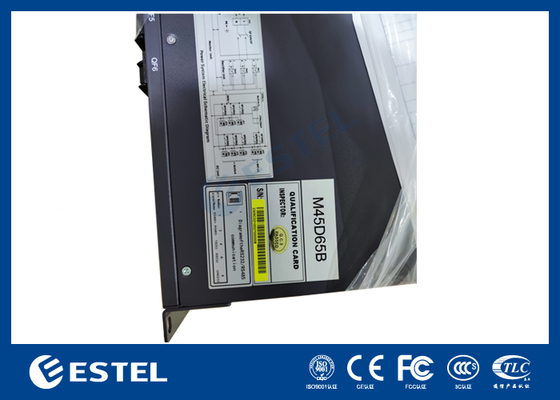 Sistema de alimentação de telecomunicações -48VDC com capacidade de 9kW e funções de controle e monitoramento remoto