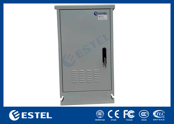 IP55 22U gabinete de bateria exterior com sistema de alimentação de retificador de 9KW 48VDC incorporado para aplicações de telecomunicações