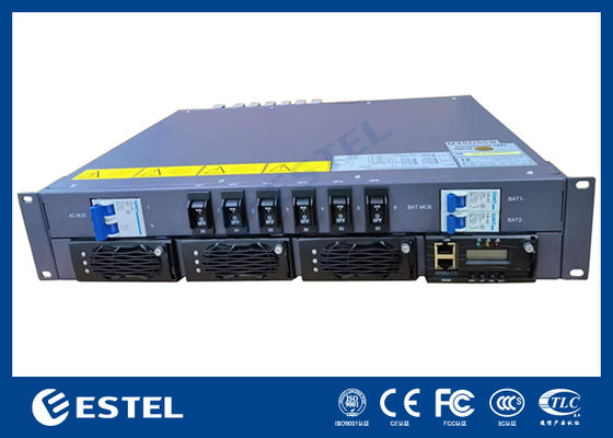 Fonte de alimentação para sub-rack 2U com design compacto de 2U, padrão 19 polegadas