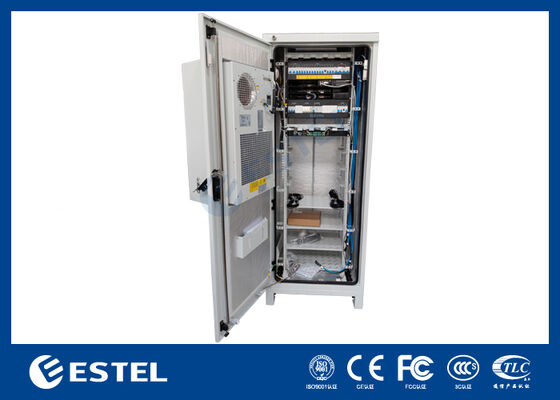 Gabinete de energia para telecomunicações IP65 para exterior com retificadores de 21kW 350A