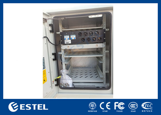 Gabinete de energia para telecomunicações externo com retificadores e MPPTs para usina de carvão e pátio de mineração, escalável de 9kW a 18kW