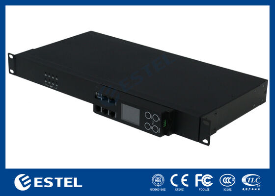 Unidade de distribuição de energia inteligente projetada para utilização de espaço em ambientes montados em rack com forma compacta de tamanho 1U