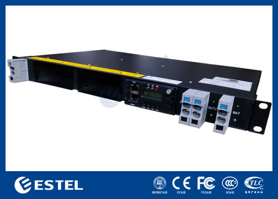 1U Rack Mount Telecom DC Power System com distribuição integrada e controlador inteligente