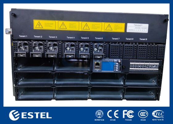 Sistema de alimentação retificadora DC48V para telecomunicações montado em rack de 6U com gerenciamento remoto