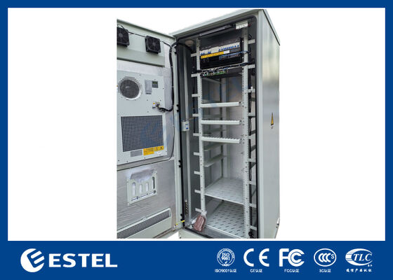 Potência do retificador de telecomunicações de 24kW em temperatura controlada IP65 Recinto externo de 38U