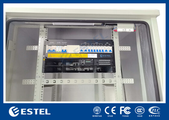 Sistema de retificador modular de telecomunicações de 18 kW atualizável com distribuição de energia AC e DC