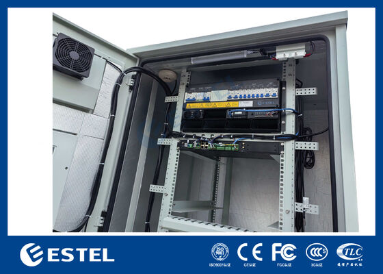 Sistema de retificador modular de telecomunicações de 18 kW atualizável com distribuição de energia AC e DC