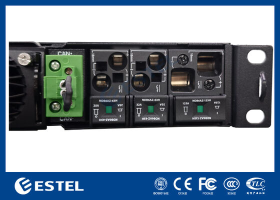 Fornecimento de energia do retificador de telecomunicações de 48 V 15 A. Alta fiabilidade e eficiência energética para infraestruturas de telecomunicações