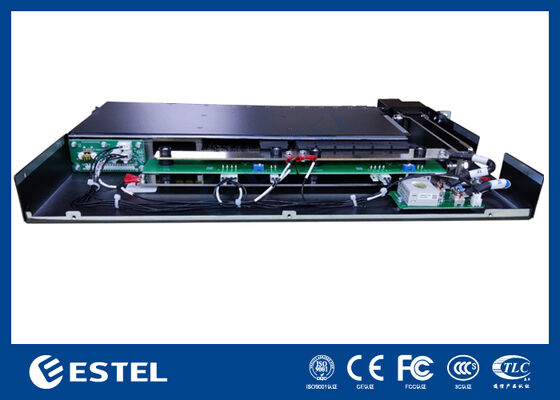 Sistema de retificador de corrente contínua montado em rack modular para aplicações redundantes de telecomunicações e energia industrial