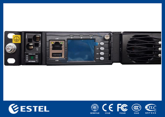 Retificador de Energia para Telecomunicações 1U 8kW com Gerenciamento SNMP e Compatível com Módulos de 3000W e 4000W