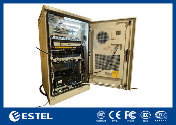 Gabinete de Retificador de Telecomunicações Externo 24U com Distribuição de Energia DC de 18kw