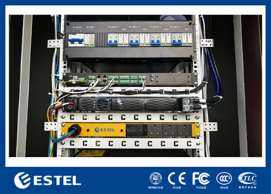 Gabinete de Armazenamento de Energia Integrado Externo com Acesso de Duas Portas e Rack de Bateria Multicamadas para Aplicações de Telecomunicações e Energia de Backup