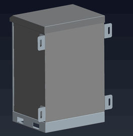 Revestimento em pó anti-corrosivo Armário de montagem de parede exterior Equipado com fechadura de gabinete Fechadura anti-roubo de três pontos