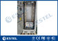 Condicionador de ar exterior de aço galvanizado do armário das telecomunicações que refrigera com sistema do retificador