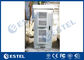Dois condicionadores de ar que refrigeram o armário exterior do equipamento 42U