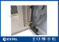 Armário exterior à prova de intempéries das telecomunicações de IP55 16U com projeto do condicionador de ar e o fechamento contra-roubo