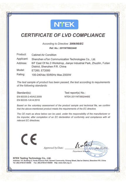 CHINA ESTEL (GUANGDONG) TECHNOLOGY CO., LTD. Certificações