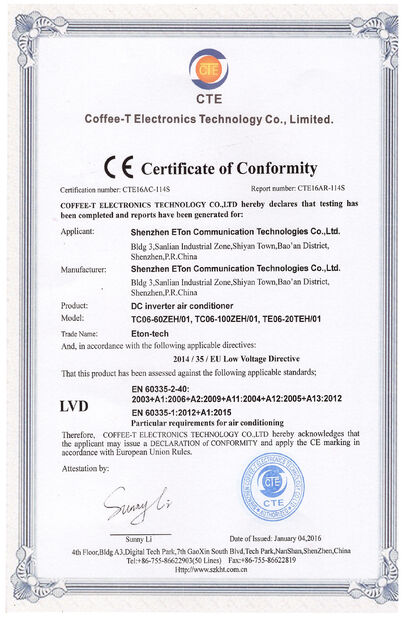 CHINA ESTEL (GUANGDONG) TECHNOLOGY CO., LTD. Certificações